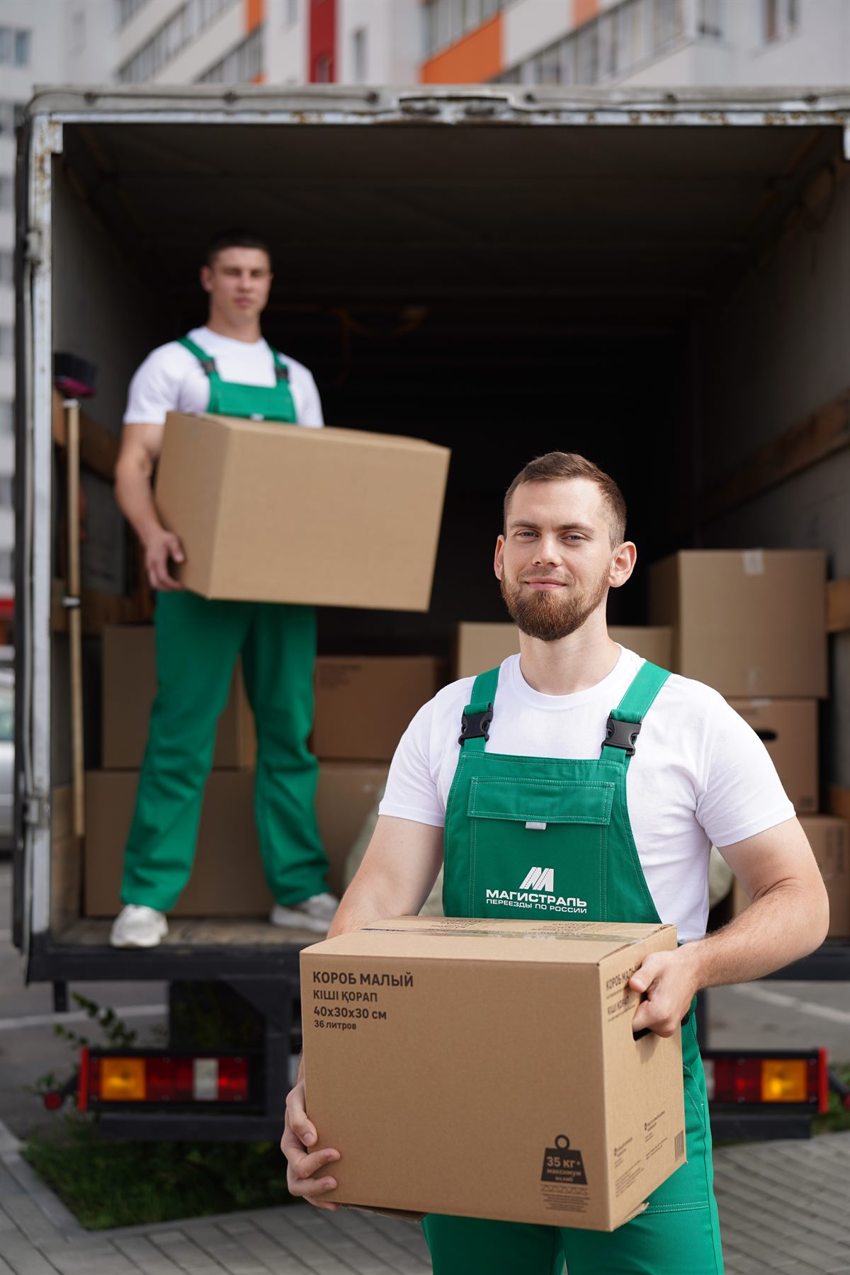 Крепление груза в кузове